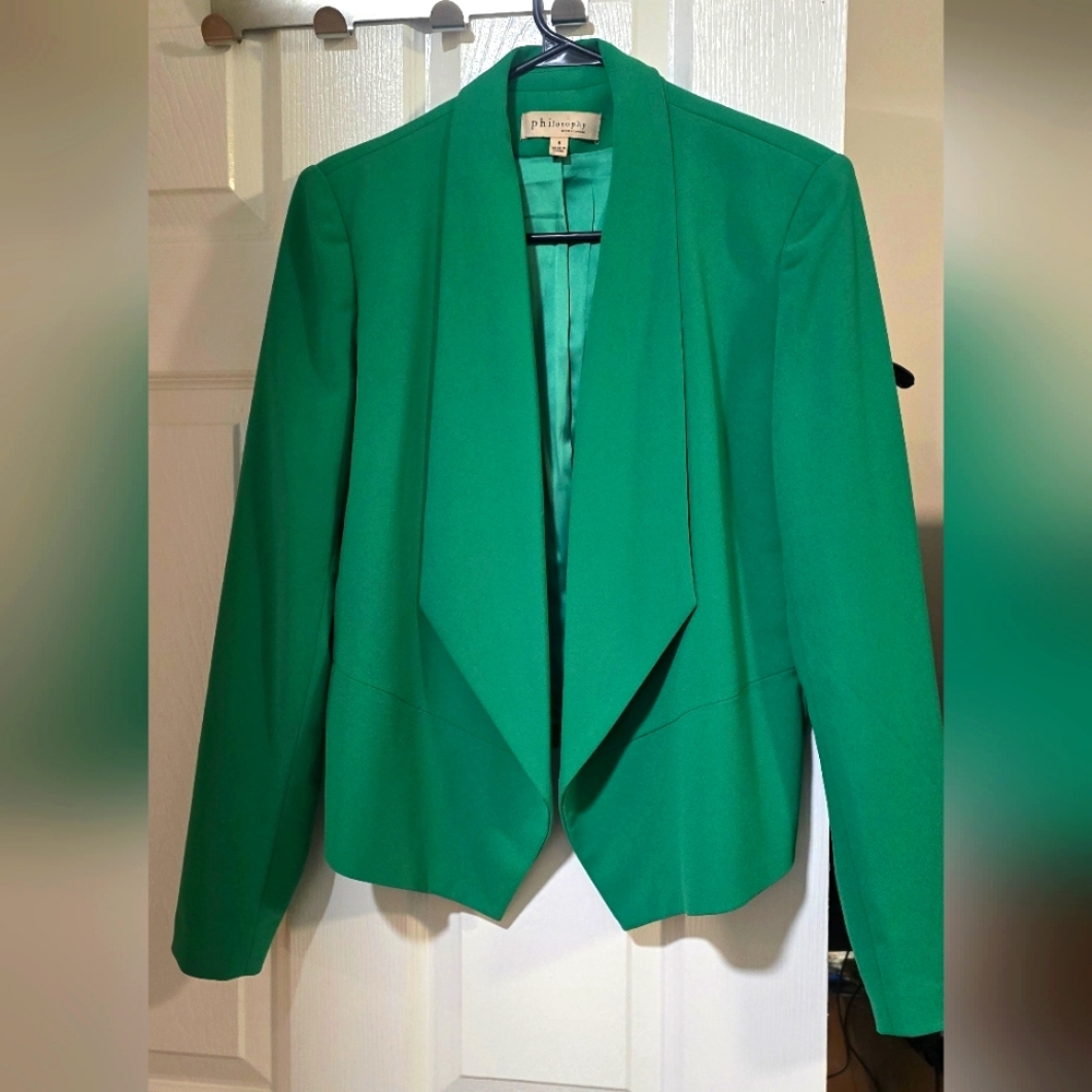 Green Blazer Size 6